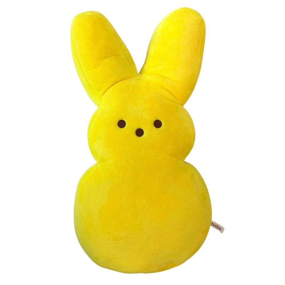 Peeps Large 16” Yellow Bunny Rabbit Plush Stuffed Toy Easter Marshmallow 2020